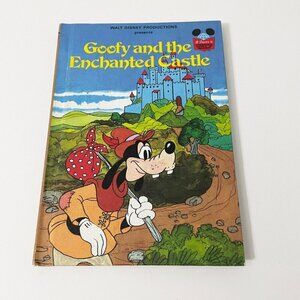 Vtg 1981 Walt Disney Presents Goofy and the Enchanted Castle Hardcover